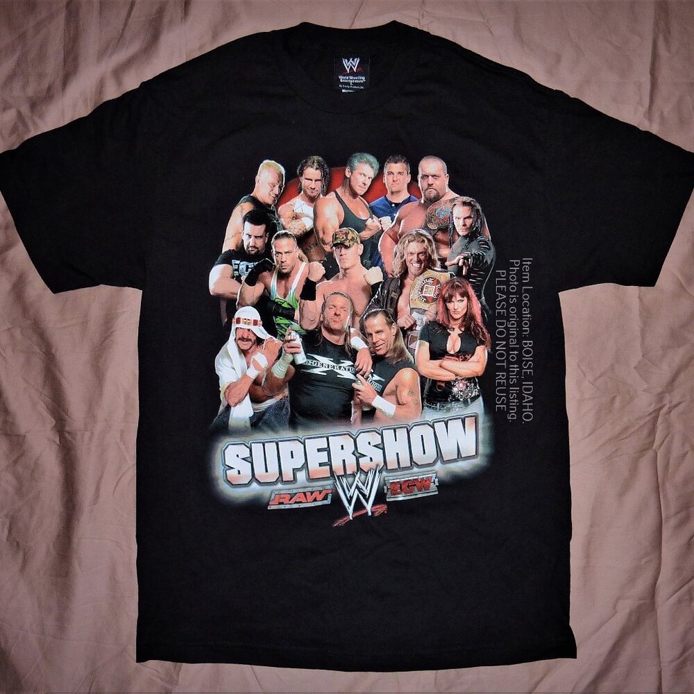 WWE ECW SuperShow NYC shirt Cena rap CM Punk Edge Lita Shane McMahon Sabu RVD DX
